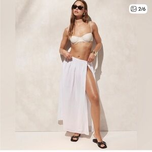 J. Crew Black Maxi Skirt with Adjustable Waist